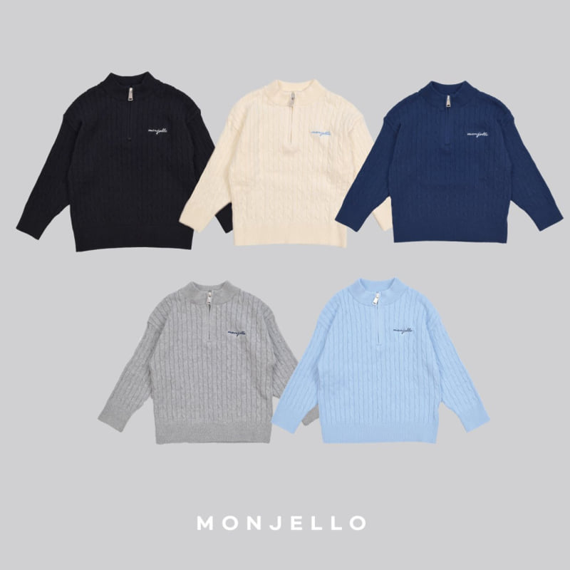 Monjello - Korean Children Fashion - #kidzfashiontrend - Pin Turtleneck Knit Tee - 6