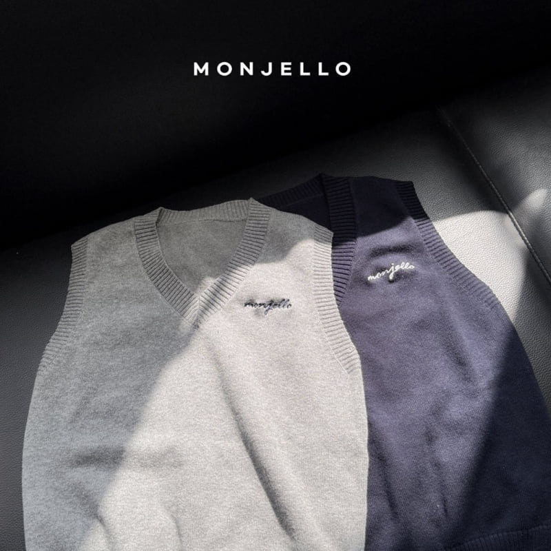 Monjello - Korean Children Fashion - #kidsstore - Moomin Knit Vest - 4