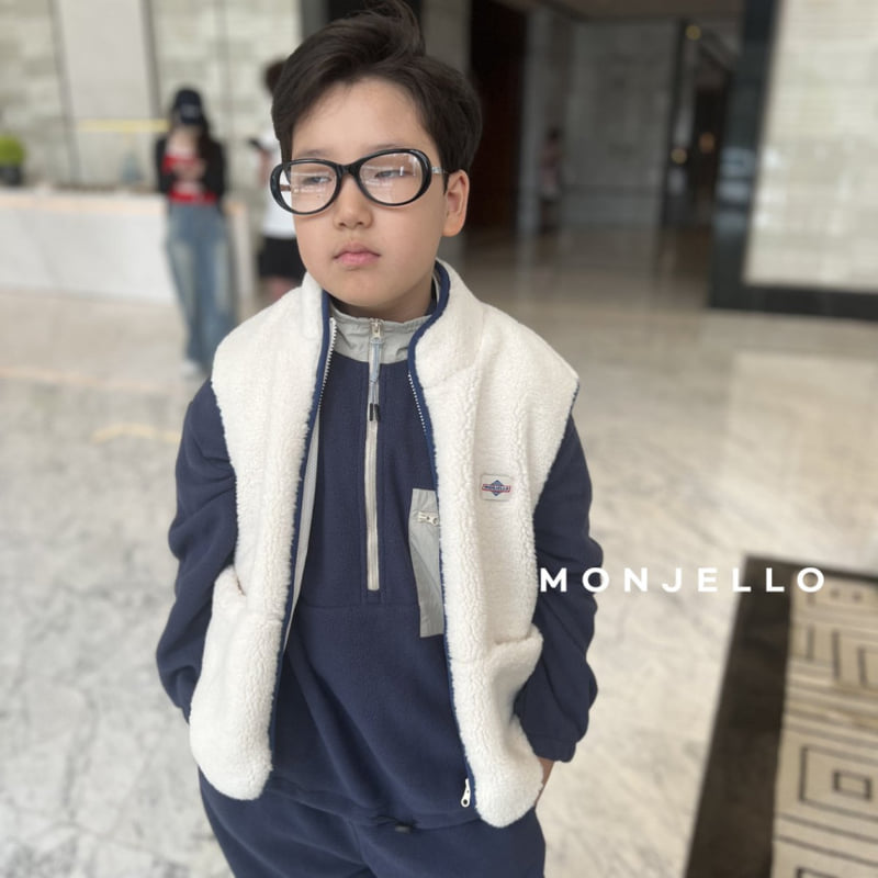 Monjello - Korean Children Fashion - #littlefashionista - Fleece Vest