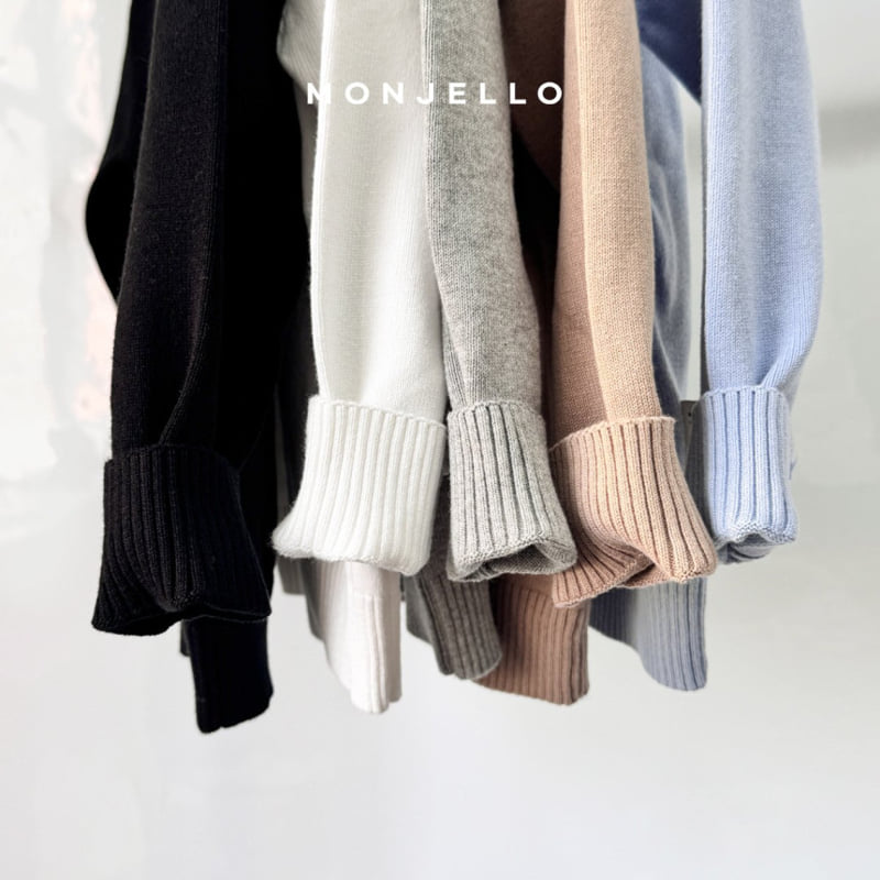 Monjello - Korean Children Fashion - #littlefashionista - Mati Turtleneck Knit Tee - 9