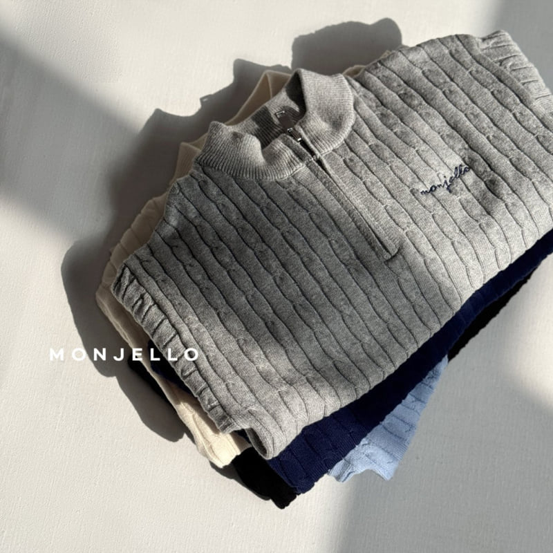 Monjello - Korean Children Fashion - #littlefashionista - Pin Turtleneck Knit Tee - 8