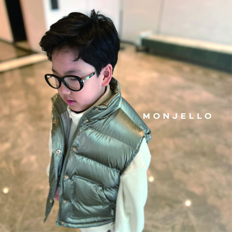 Monjello - Korean Children Fashion - #littlefashionista - Schwitz Duck Down Padded Vest - 5