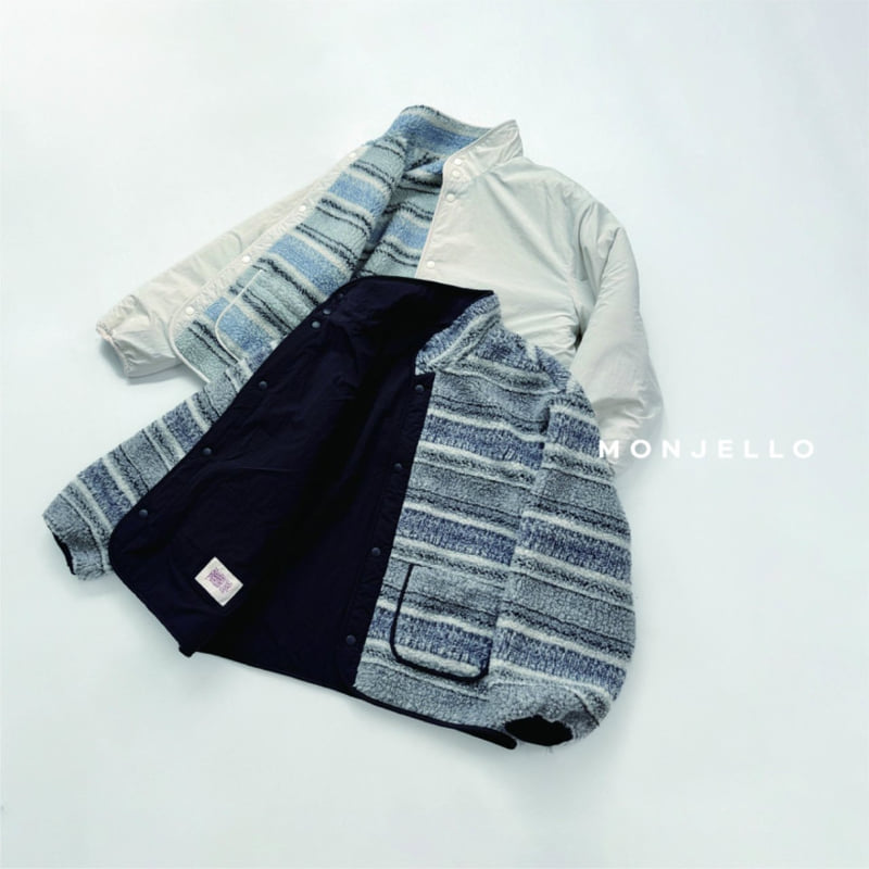 Monjello - Korean Children Fashion - #minifashionista - Kona Fleece Reversible Jacket - 9
