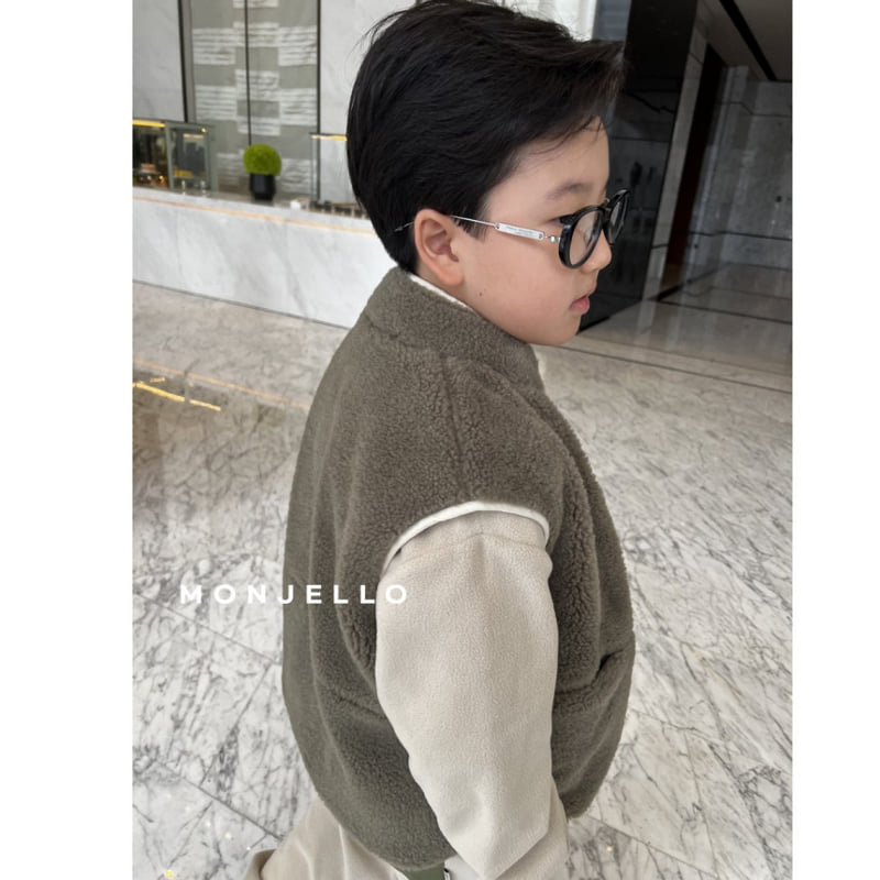 Monjello - Korean Children Fashion - #minifashionista - Fleece Vest - 3