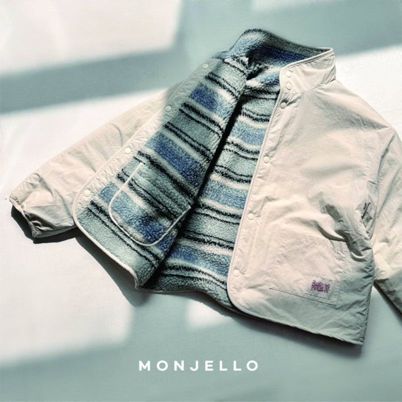 Monjello - Korean Children Fashion - #prettylittlegirls - Kona Fleece Reversible Jacket - 10