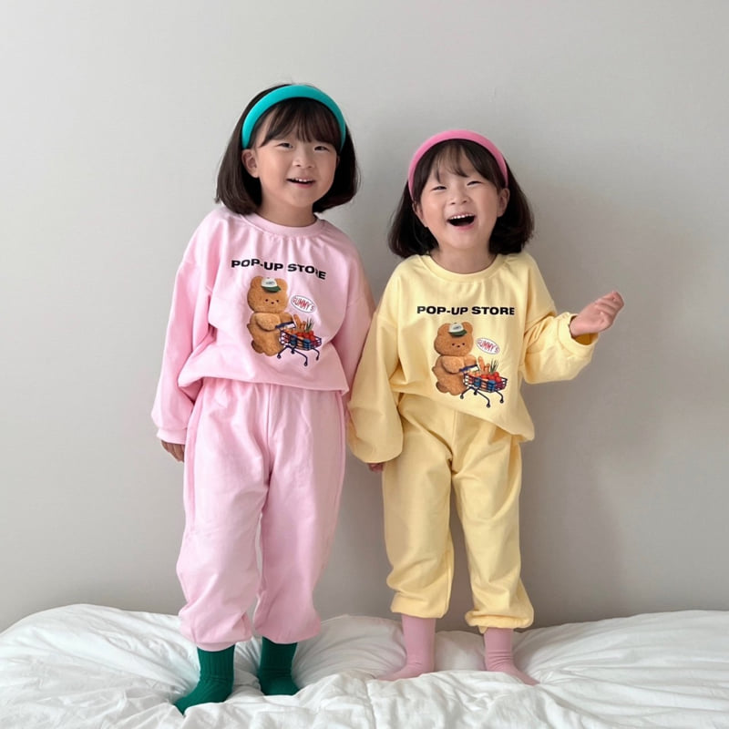 Moran - Korean Children Fashion - #kidsshorts - Pop Up Bear Set - 2
