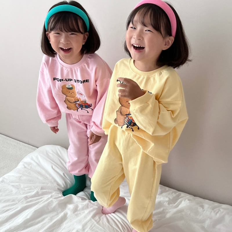 Moran - Korean Children Fashion - #kidsstore - Pop Up Bear Set - 3