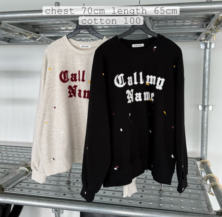 Moran Women - Korean Women Fashion - #momslook - Call My Name Sweatshirts - 7