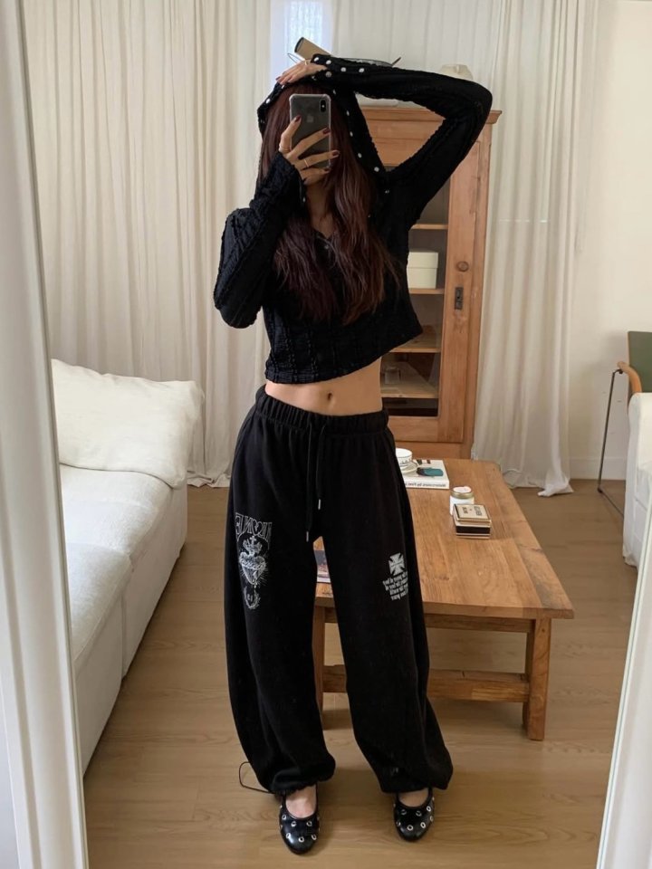 Moran Women - Korean Women Fashion - #momslook - Lace Snap Hoodie - 2