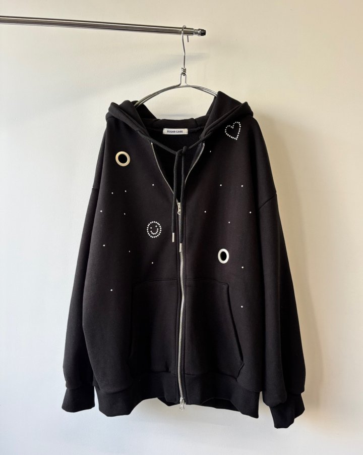 Moran Women - Korean Women Fashion - #momslook - Eyelet Hood Jumper - 6