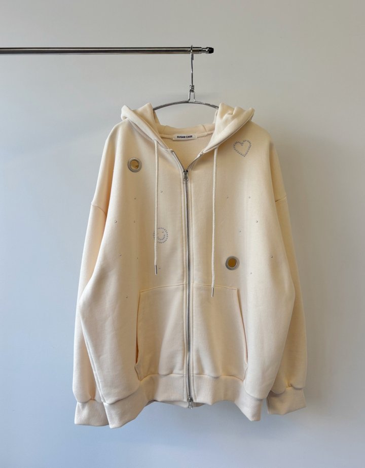 Moran Women - Korean Women Fashion - #momslook - Eyelet Hood Jumper - 8