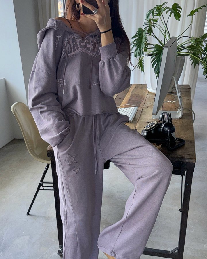 Moran Women - Korean Women Fashion - #momslook - Star Dying Pants - 2