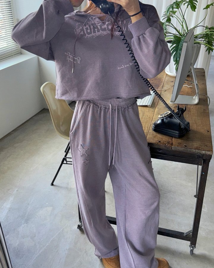 Moran Women - Korean Women Fashion - #momslook - Star Dying Pants - 4