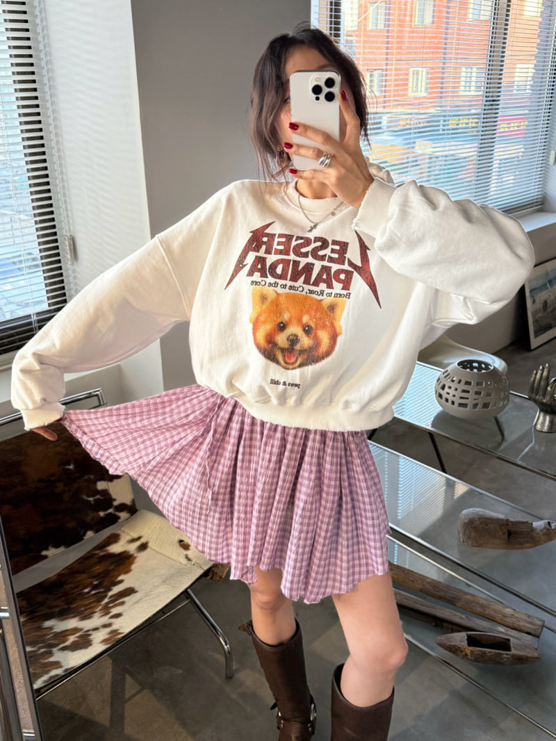 Moran Women - Korean Women Fashion - #pursuepretty - Lesser Panda Sweatshirt - 12