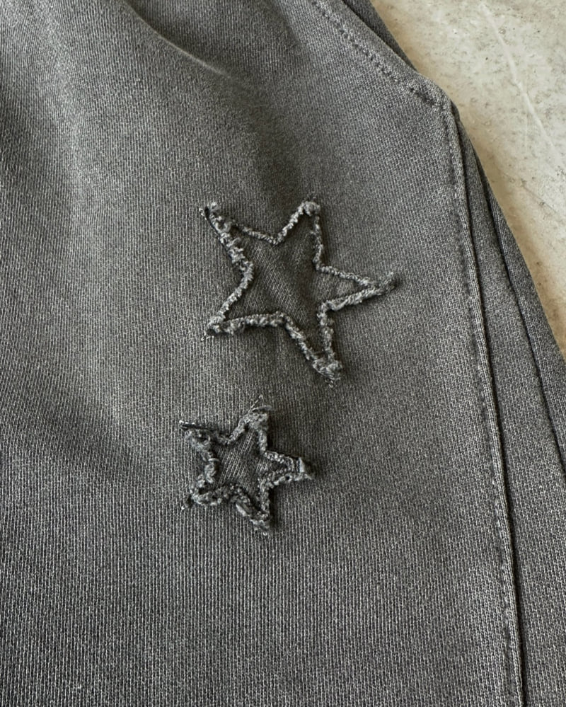 Moran Women - Korean Women Fashion - #restrostyle - Star Dying Pants - 9