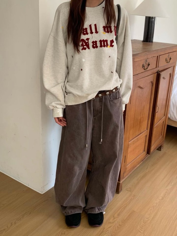Moran Women - Korean Women Fashion - #womensfashion - Curved Pigment Pants - 6