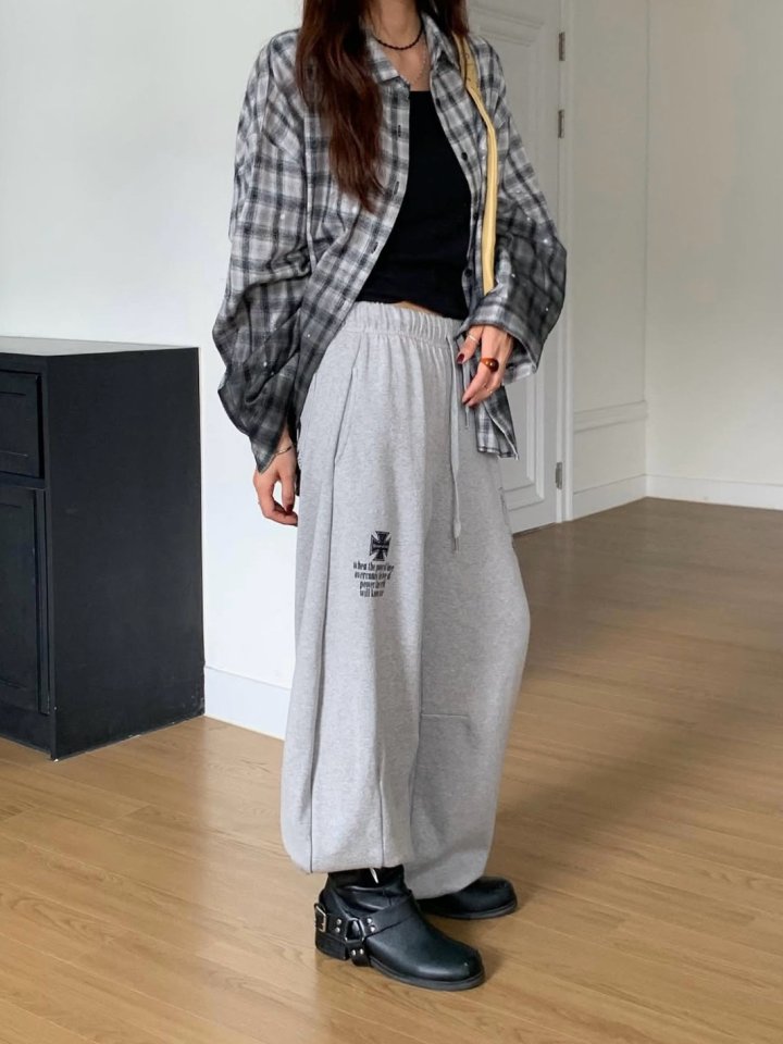 Moran Women - Korean Women Fashion - #momslook - Angel Curve Pants - 4