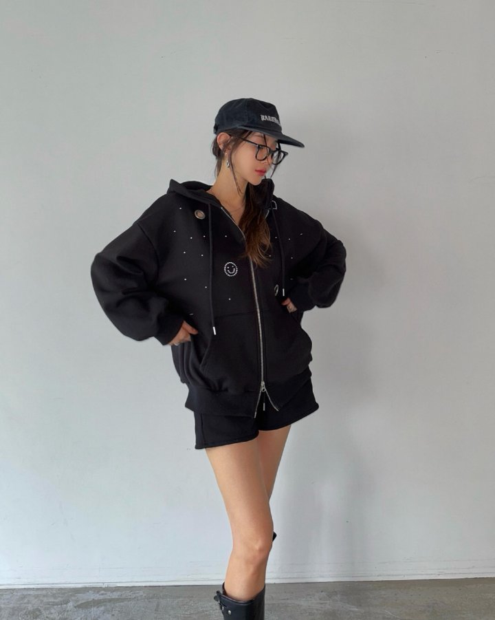 Moran Women - Korean Women Fashion - #womensfashion - Eyelet Hood Jumper - 3