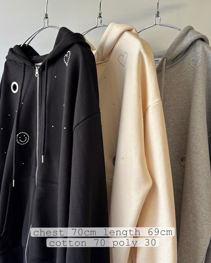 Moran Women - Korean Women Fashion - #womensfashion - Eyelet Hood Jumper - 5