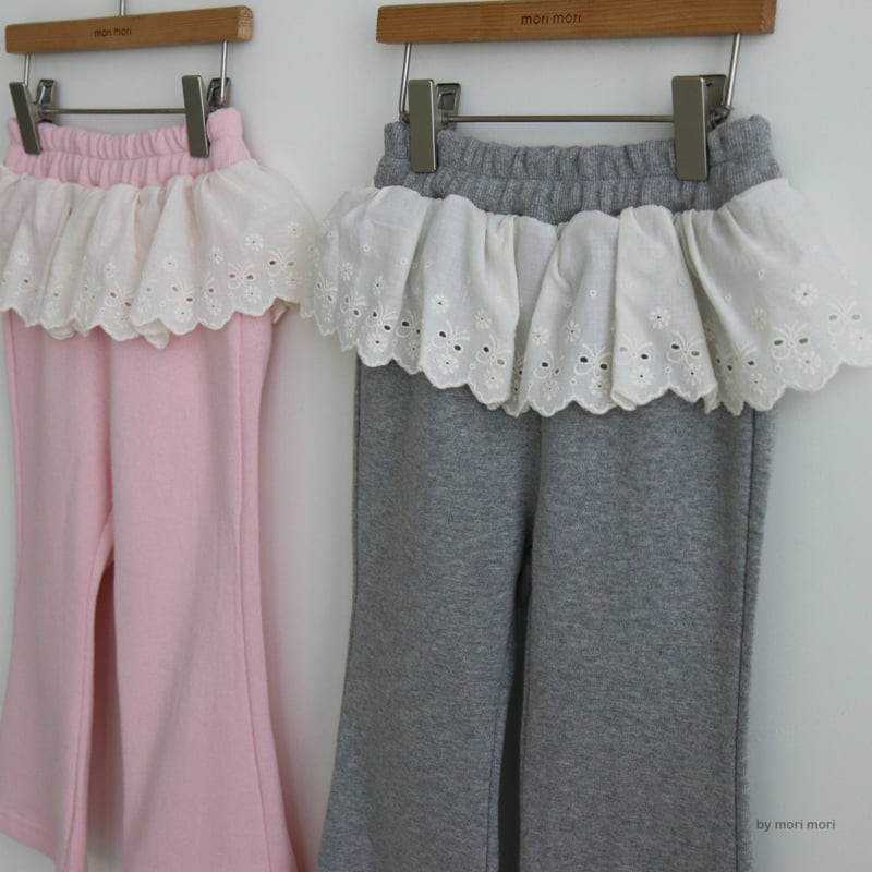Mori Mori - Korean Children Fashion - #Kfashion4kids - Lace Bootcut Pants - 3