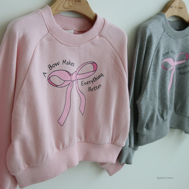 Mori Mori - Korean Children Fashion - #Kfashion4kids - Ribbon Sweatshirt - 2