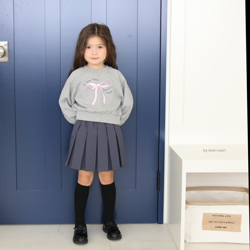 Mori Mori - Korean Children Fashion - #childofig - Ribbon Pleated Skirt - 9