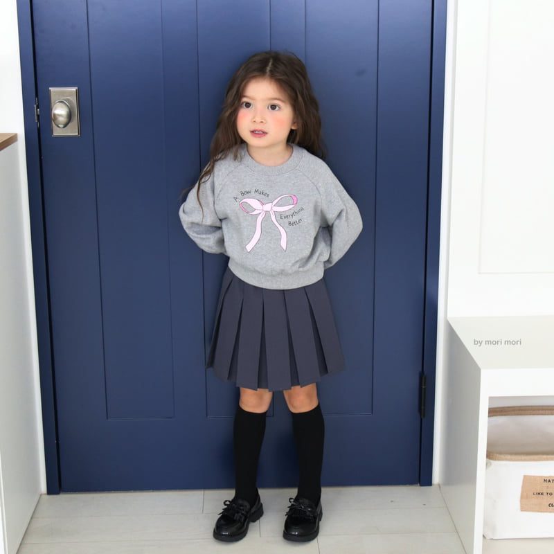 Mori Mori - Korean Children Fashion - #childofig - Ribbon Sweatshirt - 7