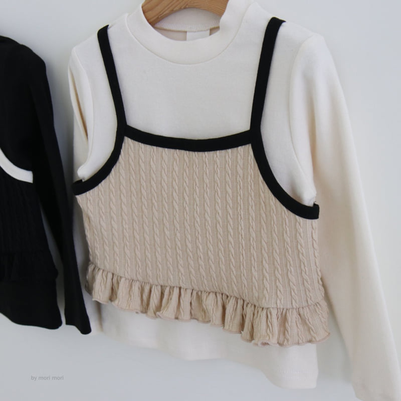 Mori Mori - Korean Children Fashion - #childofig - Daisy Layered Tee - 2