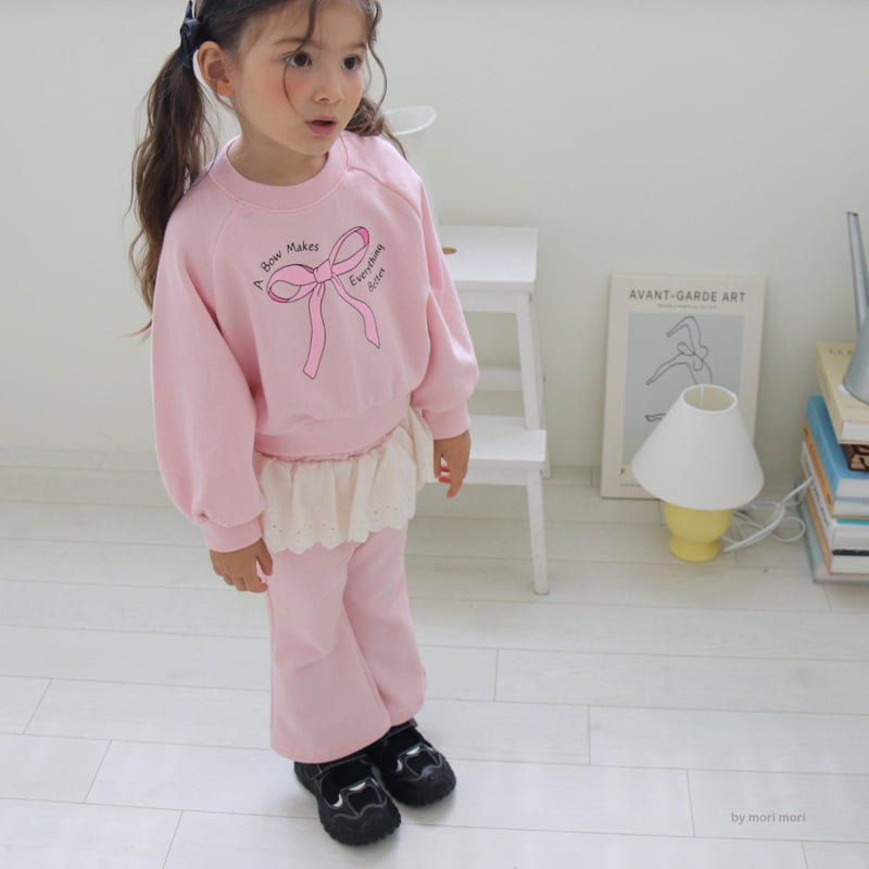 Mori Mori - Korean Children Fashion - #designkidswear - Ribbon Sweatshirt - 10
