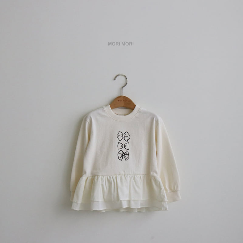 Mori Mori - Korean Children Fashion - #discoveringself - Ribbon Layered Tee