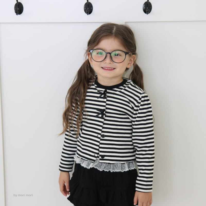 Mori Mori - Korean Children Fashion - #fashionkids - Stripe Heart Tee - 4