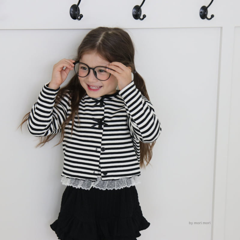 Mori Mori - Korean Children Fashion - #kidsstore - Stripe Heart Tee - 5