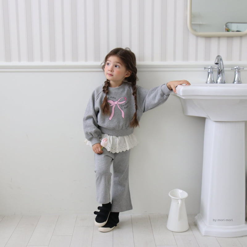 Mori Mori - Korean Children Fashion - #Kfashion4kids - Lace Bootcut Pants - 4