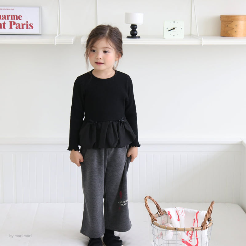 Mori Mori - Korean Children Fashion - #magicofchildhood - Heart Wide Pants - 9