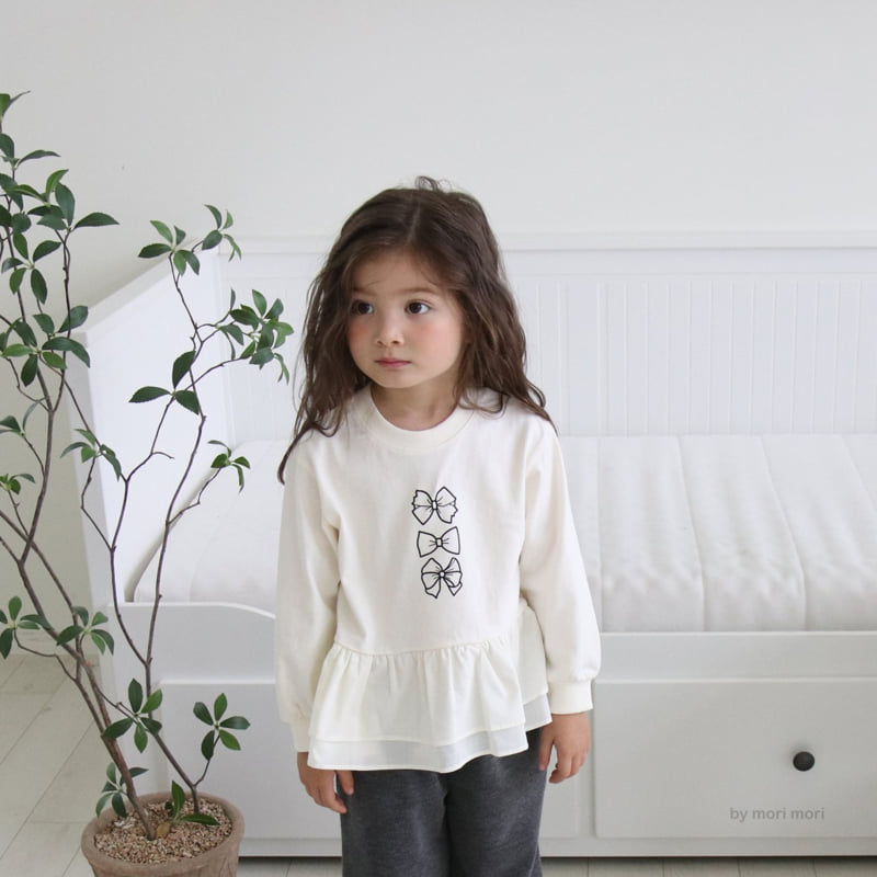 Mori Mori - Korean Children Fashion - #magicofchildhood - Ribbon Layered Tee - 8