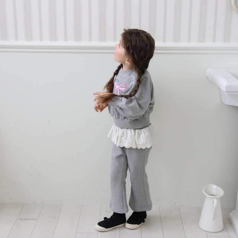 Mori Mori - Korean Children Fashion - #minifashionista - Lace Bootcut Pants - 6