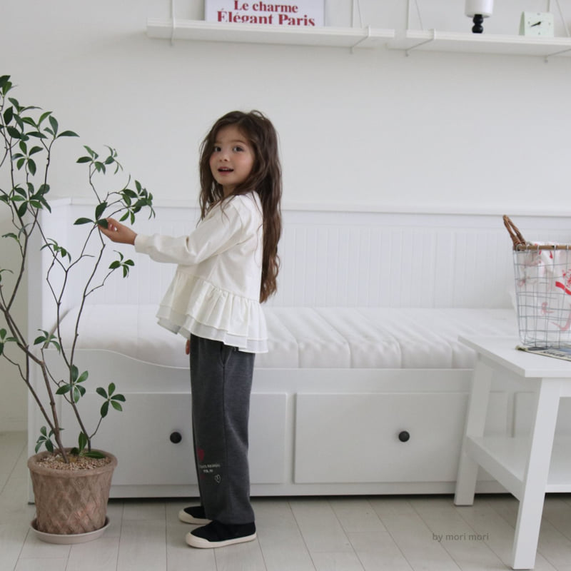 Mori Mori - Korean Children Fashion - #prettylittlegirls - Ribbon Layered Tee - 10