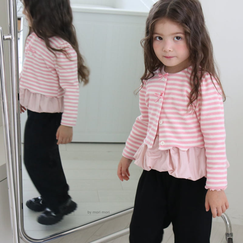 Mori Mori - Korean Children Fashion - #prettylittlegirls - Striped Cardigan - 9