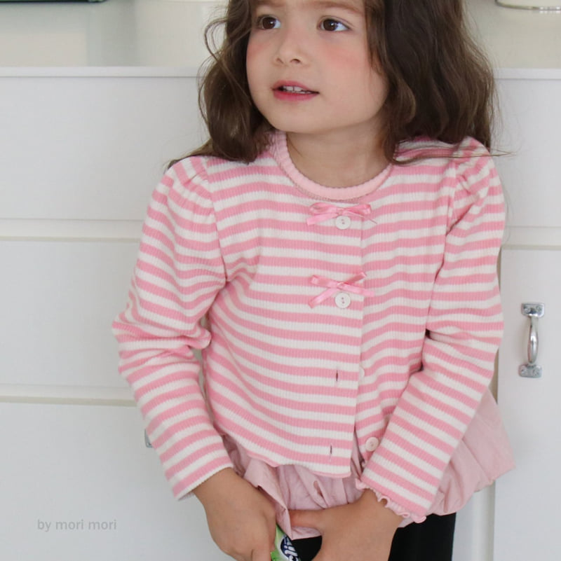 Mori Mori - Korean Children Fashion - #todddlerfashion - Striped Cardigan - 10