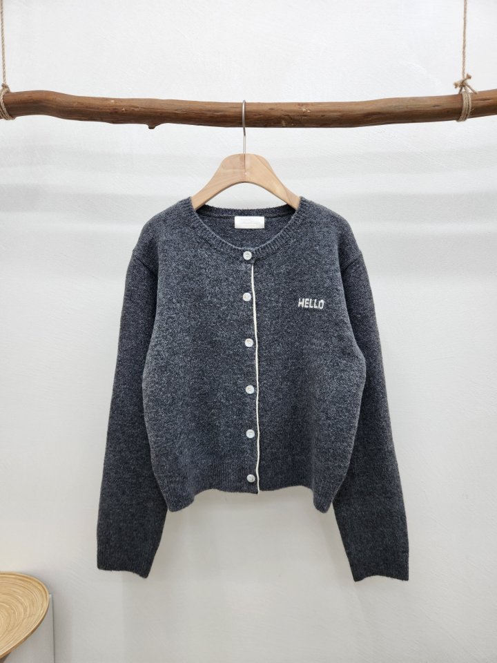 Most - Korean Women Fashion - #momslook - Hello Knit Cardigan