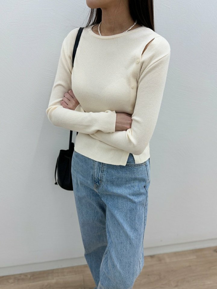 Most - Korean Women Fashion - #momslook - Soft Knit Top - 3