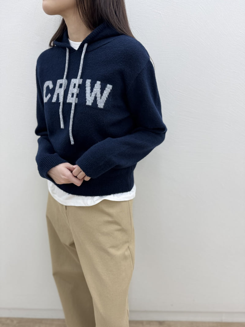 Most - Korean Women Fashion - #momslook - Crew Hoodie - 3