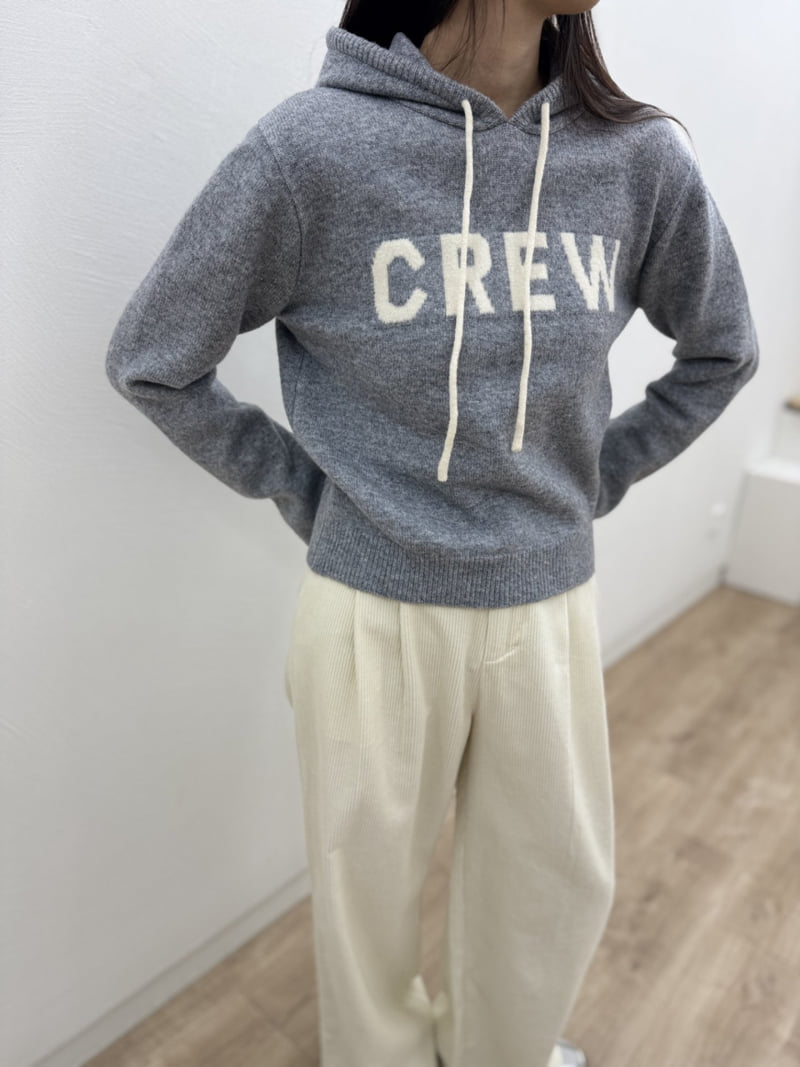 Most - Korean Women Fashion - #momslook - Crew Hoodie - 5