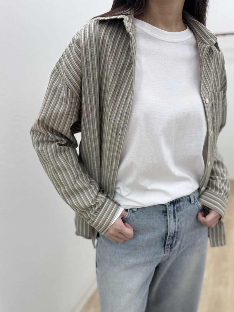 Most - Korean Women Fashion - #thelittlethings - Boyfit Shirt - 4