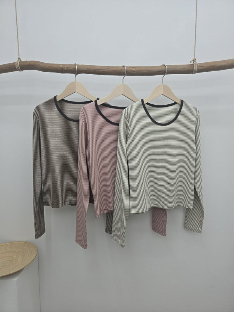 Most - Korean Women Fashion - #pursuepretty - Rodi Striped Tee
