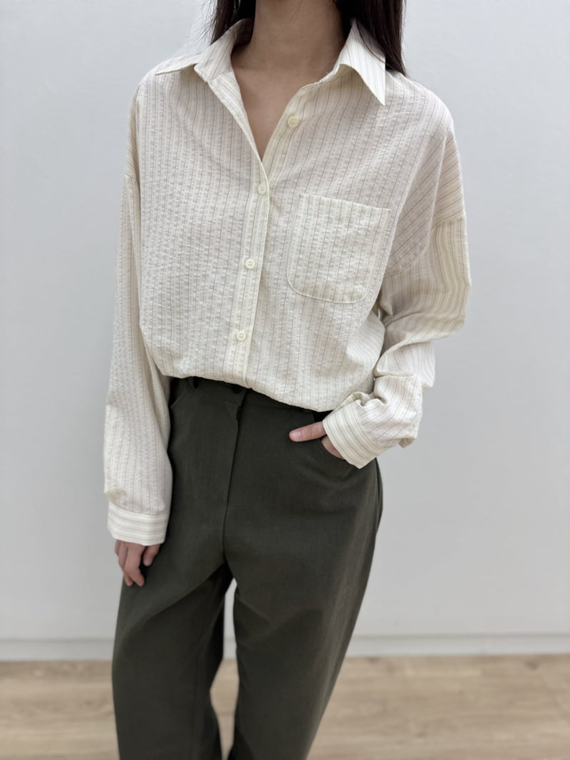 Most - Korean Women Fashion - #shopsmall - Boyfit Shirt