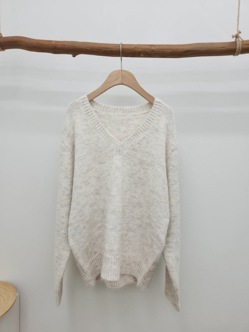 Most - Korean Women Fashion - #thelittlethings - Romy V-neck Knit - 3