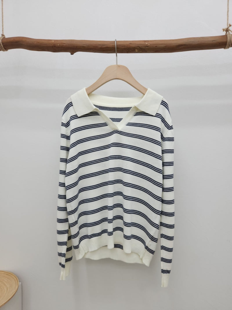 Most - Korean Women Fashion - #momslook - Bonnie Collar Knit - 4
