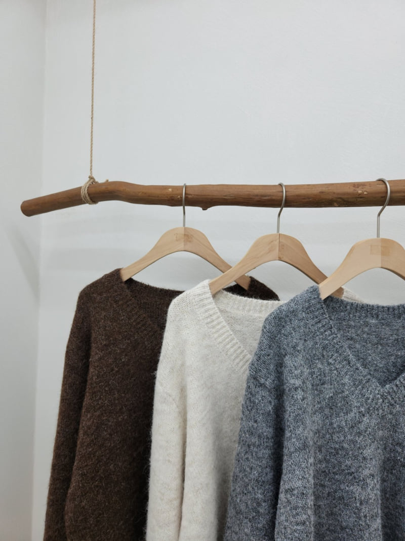 Most - Korean Women Fashion - #womensfashion - Romy V-neck Knit - 5