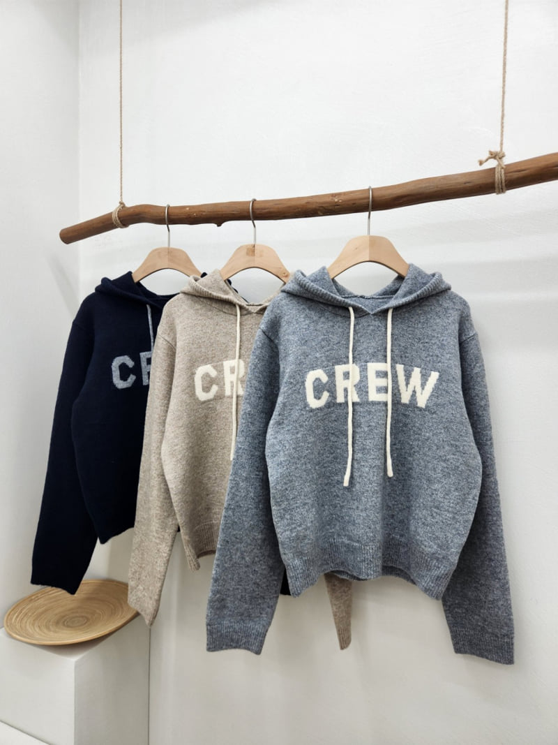 Most - Korean Women Fashion - #womensfashion - Crew Hoodie - 10